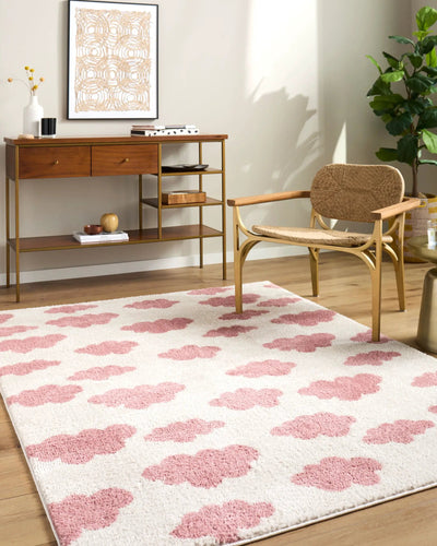 LIVABLISS Fossay Shag FSG-2349 Ivory Area Rug