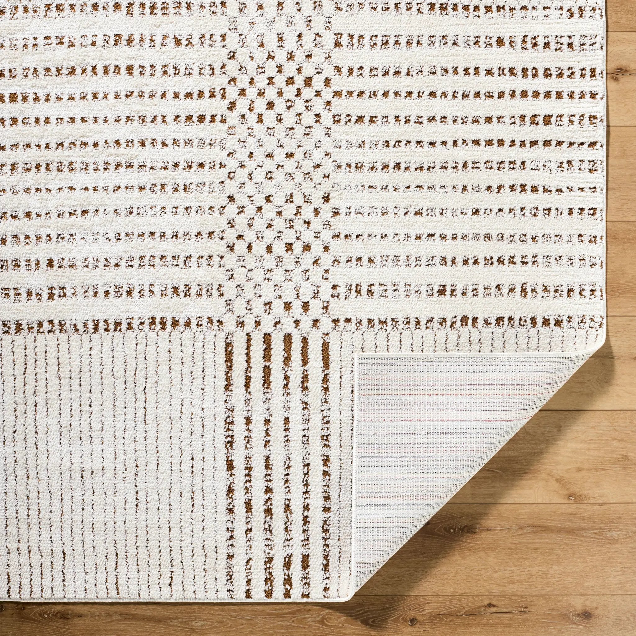 Architect GAAR-2303 Ivory / Dark Brown Area Rug by Galey Alix x LIVABLISS