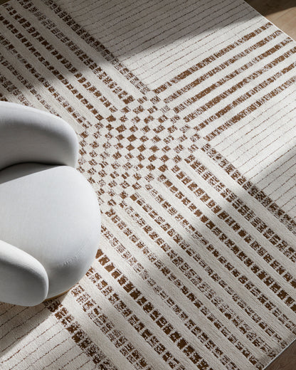 Galey Alix Architect GAAR-2303 Ivory Area Rug by LIVABLISS