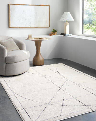 Galey Alix Architect GAAR-2304 Ivory Area Rug by LIVABLISS