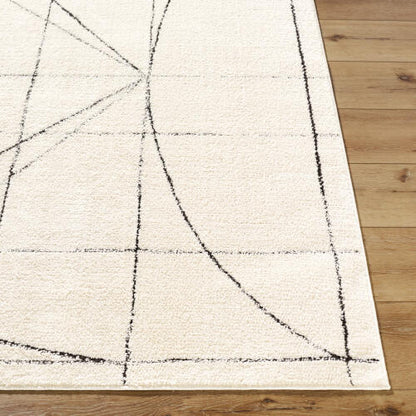 Galey Alix Architect GAAR-2304 Ivory Area Rug by LIVABLISS