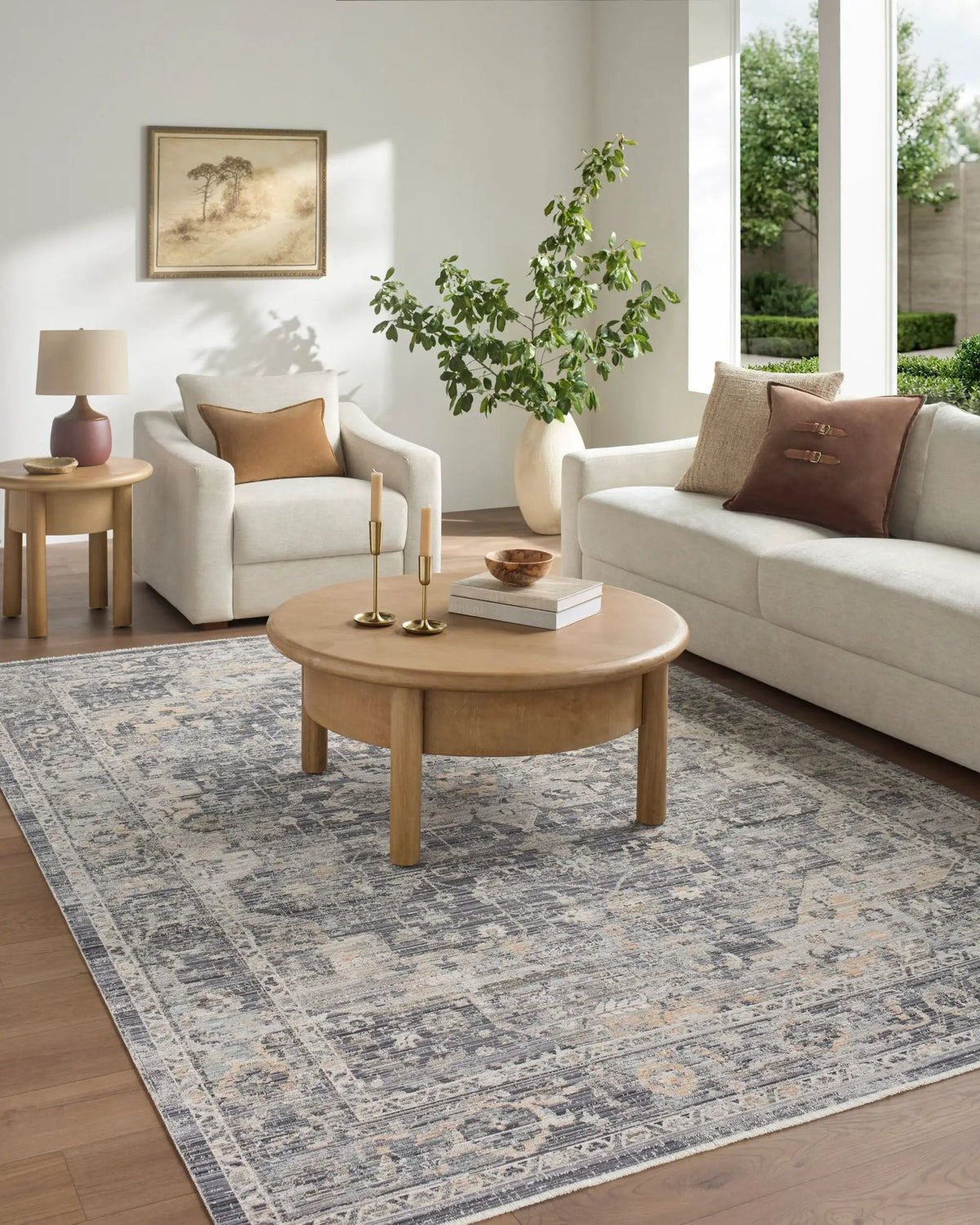 Livabliss x Galey Alix Breckley GABC-2300 Ink-Blue Area Rug