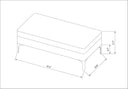 Galey Alix x LIVABLISS Benjamin GABJ-001 Dining Bench
