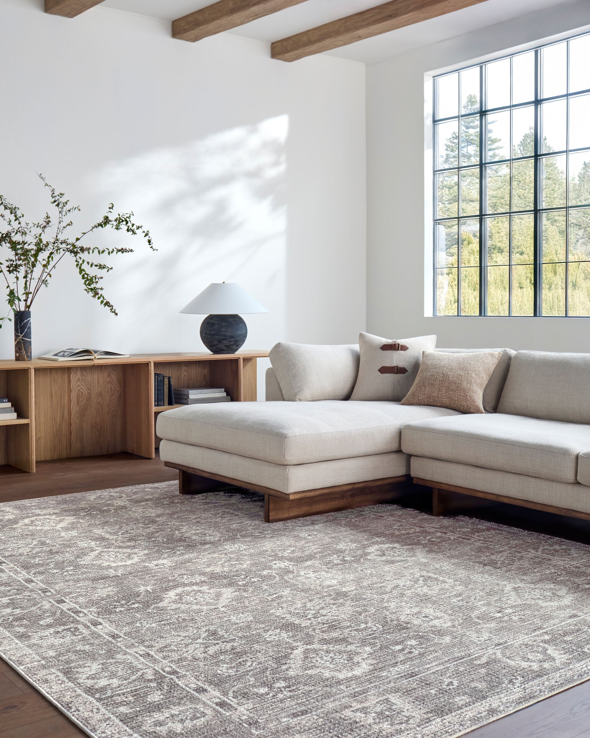 Galey Alix x Livabliss Collins Avenue GACA-2301 Brown Area Rug