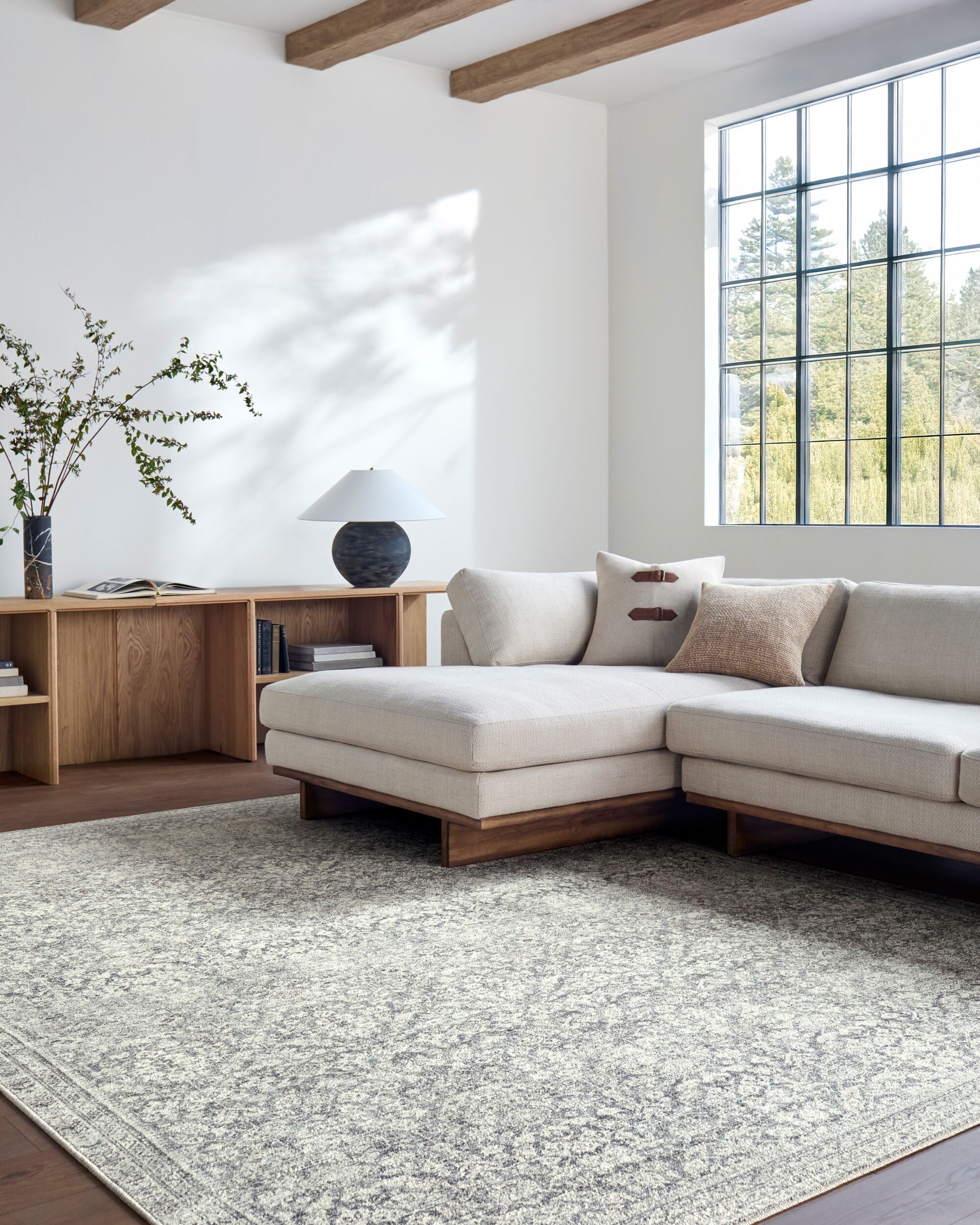 Galey Alix x Livabliss Collins Avenue GACA-2303 Gray Area Rug