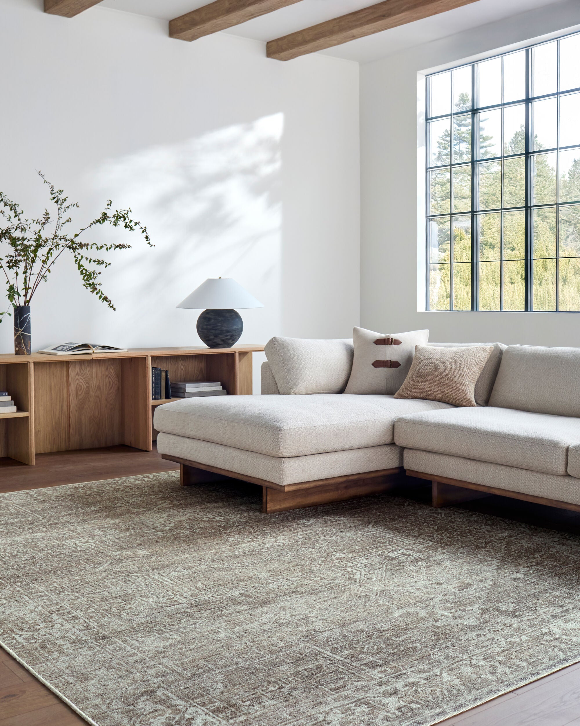 Galey Alix x Livabliss Collins Avenue GACA-2305 Brown Area Rug