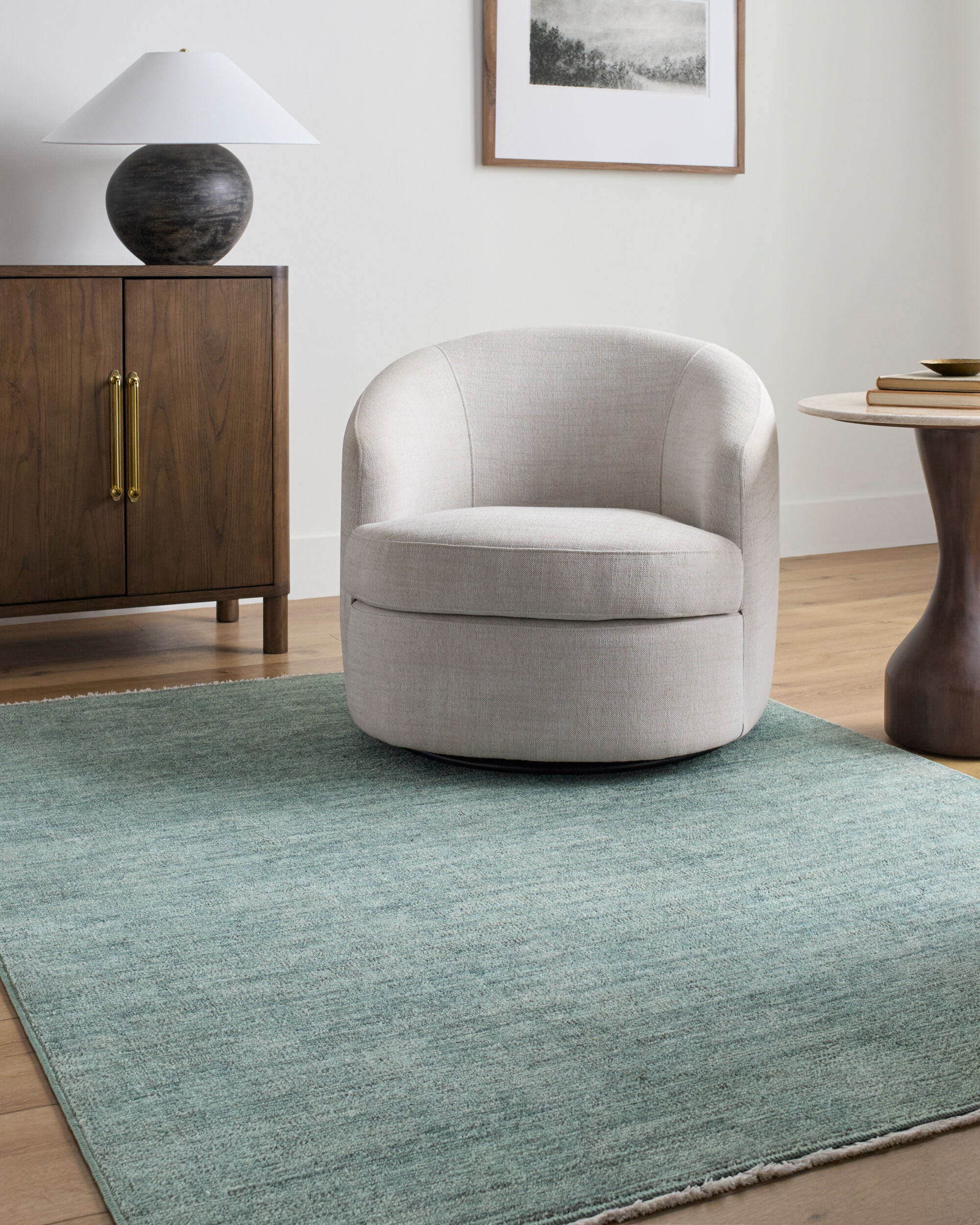Galey Alix x LIVABLISS Maria Elena GADA-2301 Dusty Sage Area Rug 
