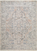 Galey Alix x LIVABLISS Maria Elena GADA-2303 Dark Brown Area Rug 
