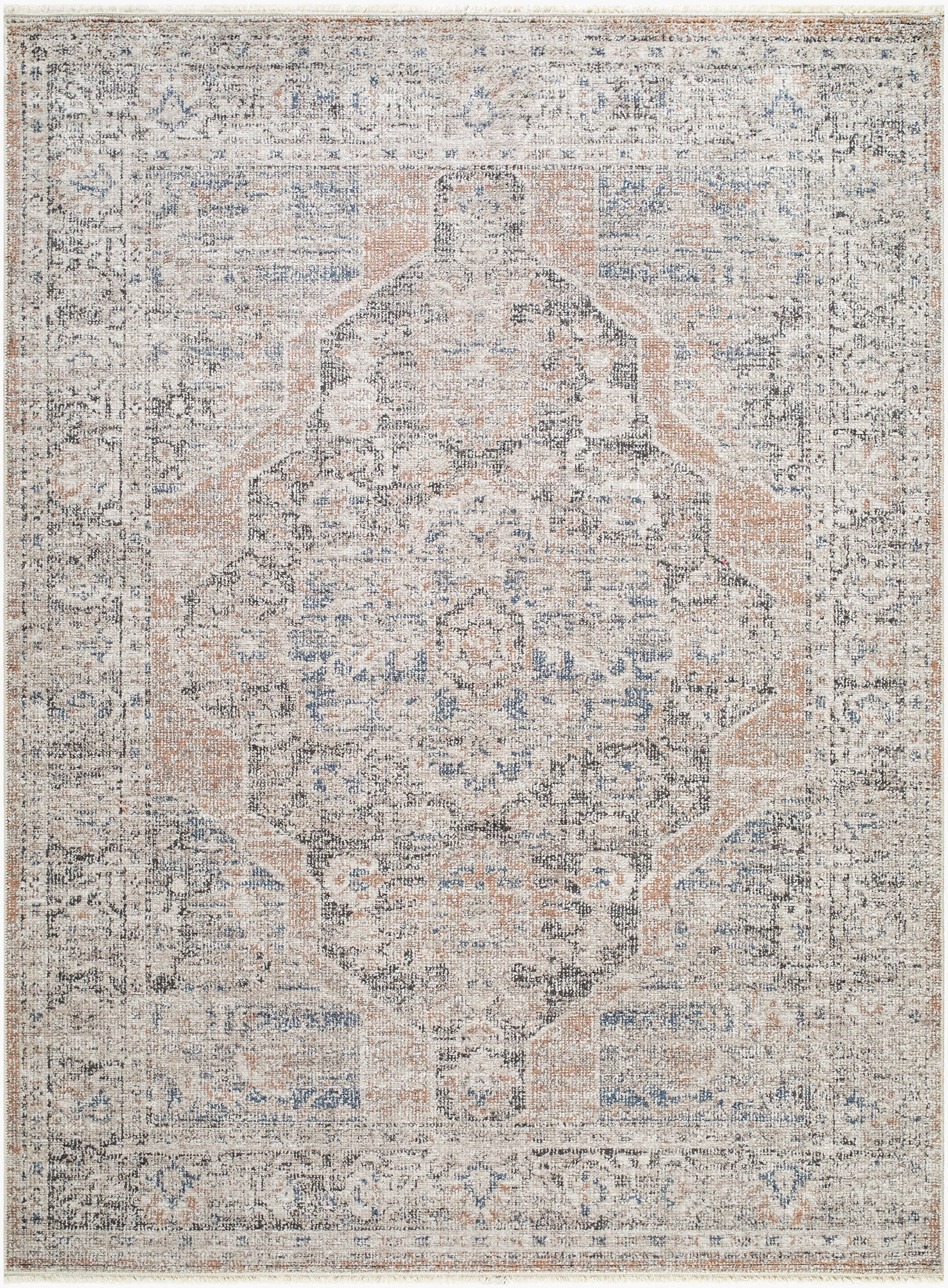Galey Alix x LIVABLISS Maria Elena GADA-2303 Dark Brown Area Rug 