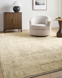 Galey Alix Fetscher GAHU-2301 Olive Area Rug by LIVABLISS