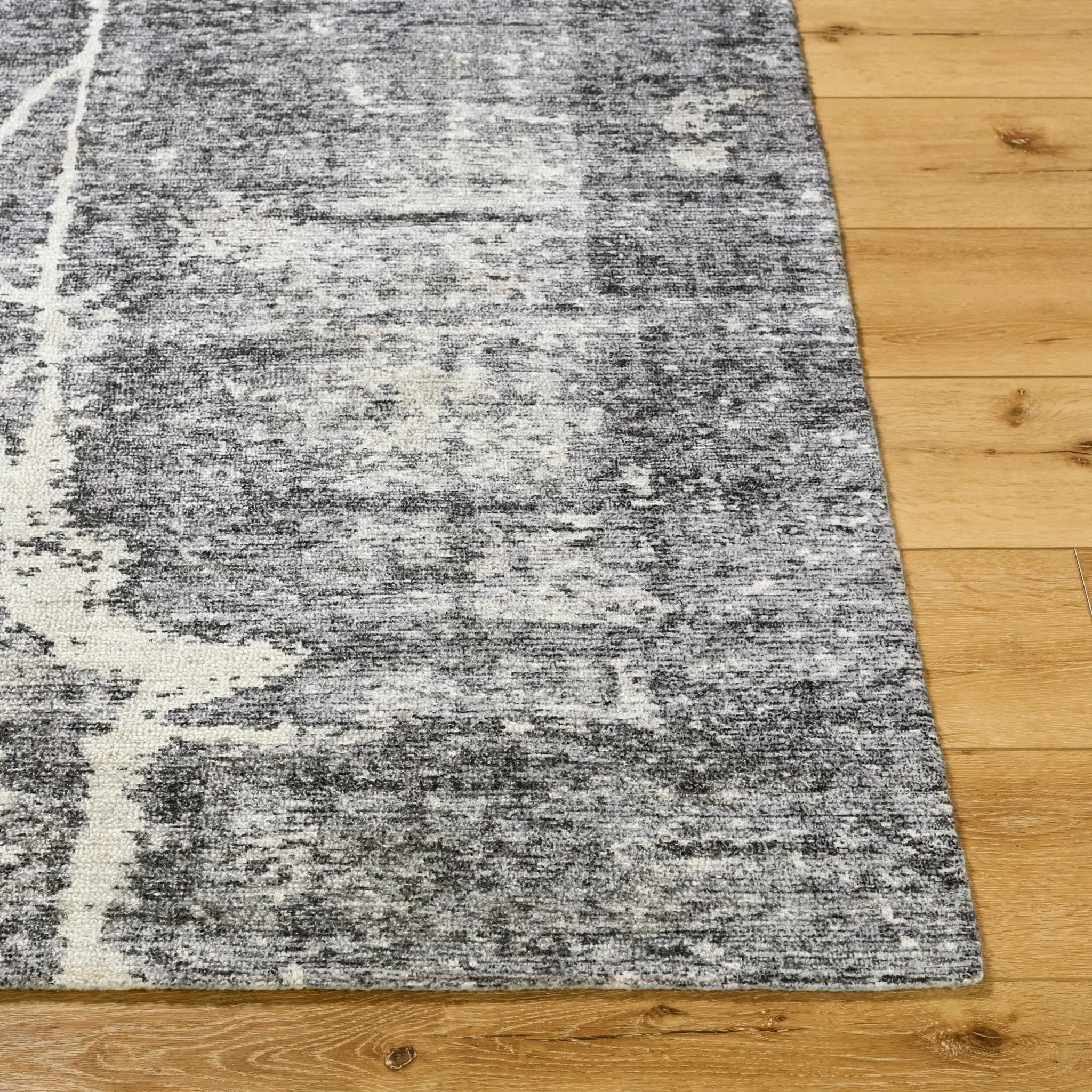 Janek GAJA-2302 Ash Gray Area Rug by Galey Alix x LIVABLISS