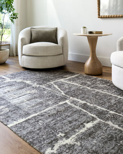 Galey Alix by Livabliss Janek GAJA-2302 Ash Gray Area Rug