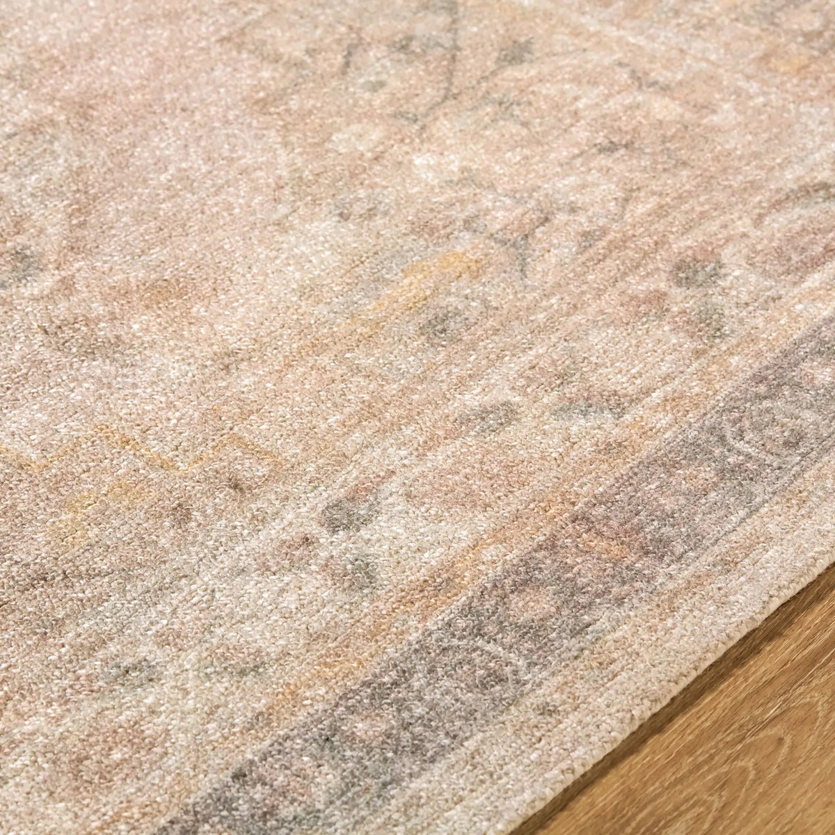 Luciana GALU-2300 Dusty Rose Area Rug by Galey Alix x LIVABLISS