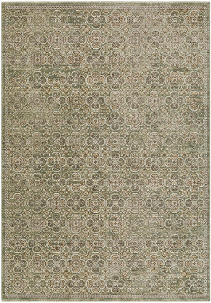 Galey Alix Myrtle Avenue GAMY-2301 Olive Area Rug by LIVABLISS