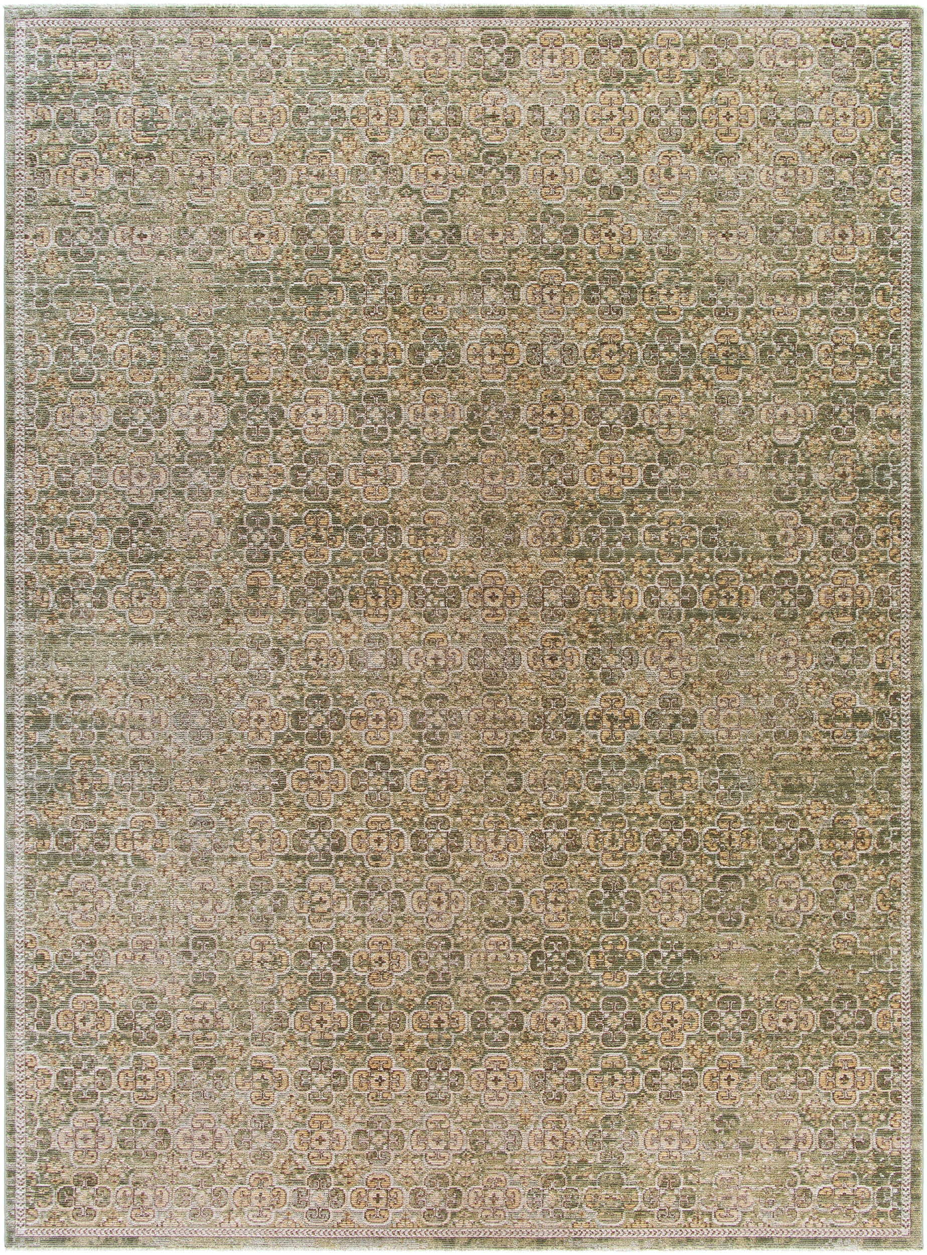 Galey Alix Myrtle Avenue GAMY-2301 Olive Area Rug by LIVABLISS