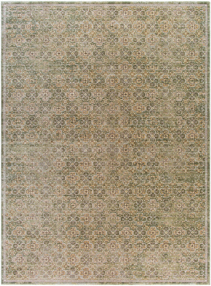Galey Alix Myrtle Avenue GAMY-2301 Olive Area Rug by LIVABLISS