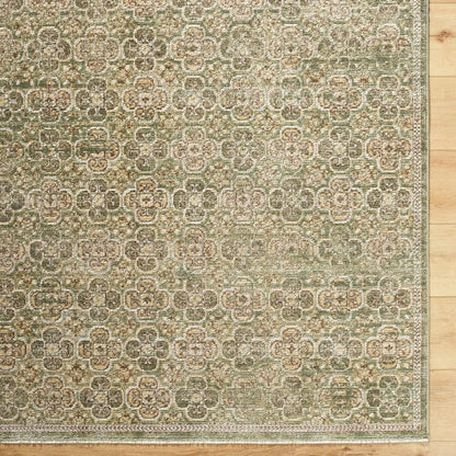 Galey Alix Myrtle Avenue GAMY-2301 Olive Area Rug by LIVABLISS
