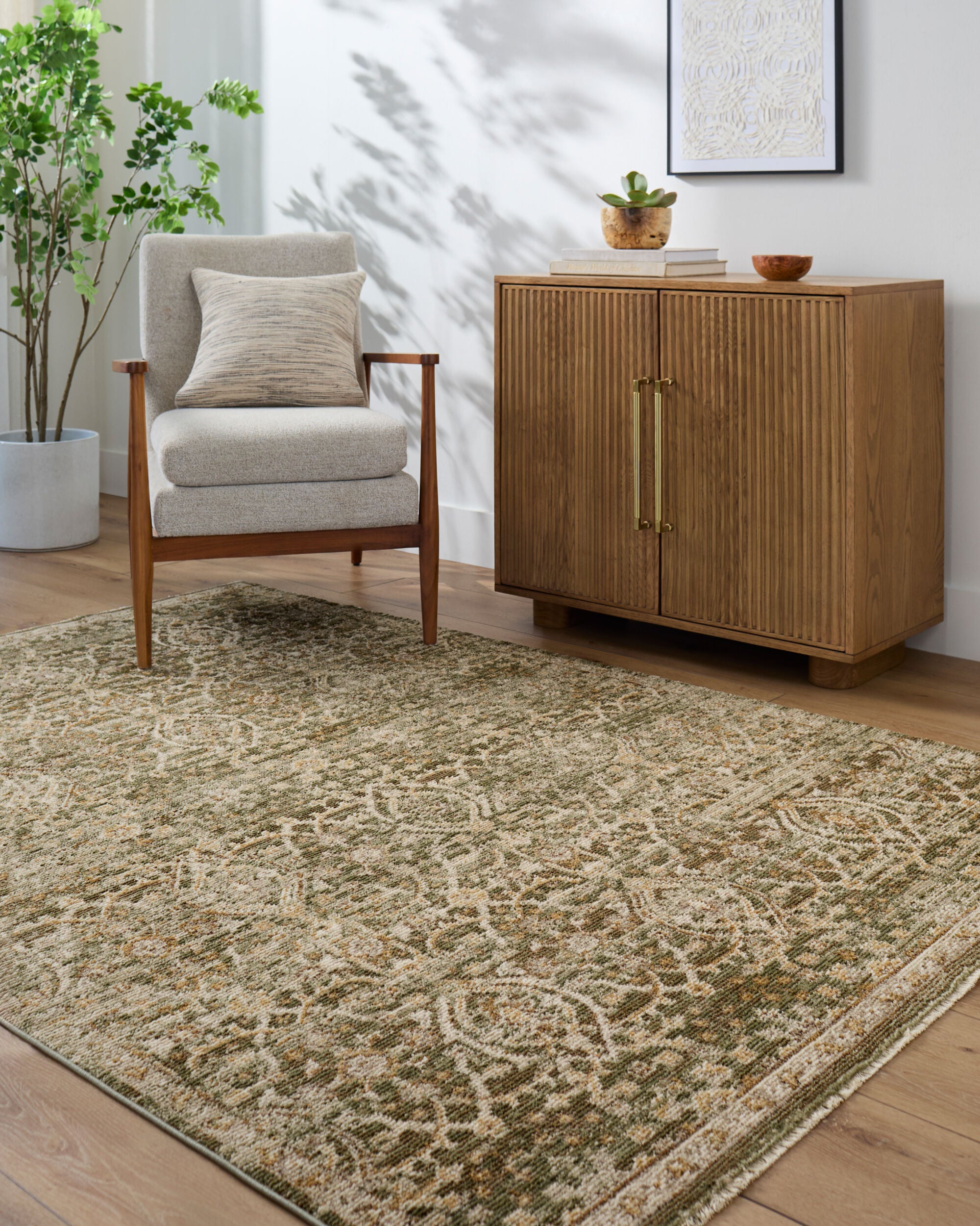 Galey Alix Myrtle Avenue GAMY-2305 Olive Area Rug