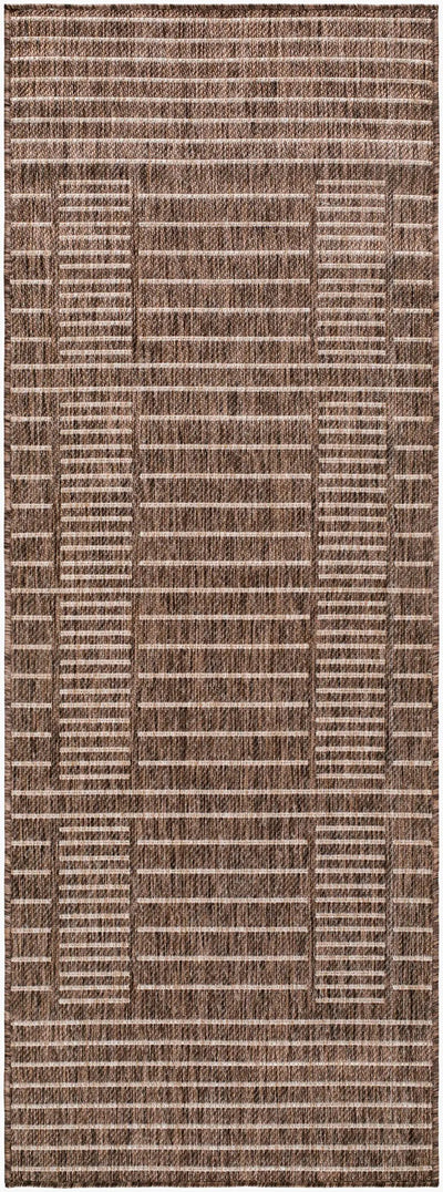 Livabliss x Galey Alix Rye GARY-2301 Dark-Brown Area Rug