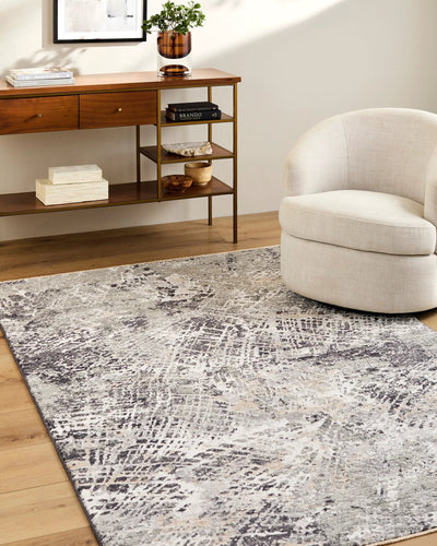 LIVABLISS Gakko GKK-2310 Medium-Gray Area Rug