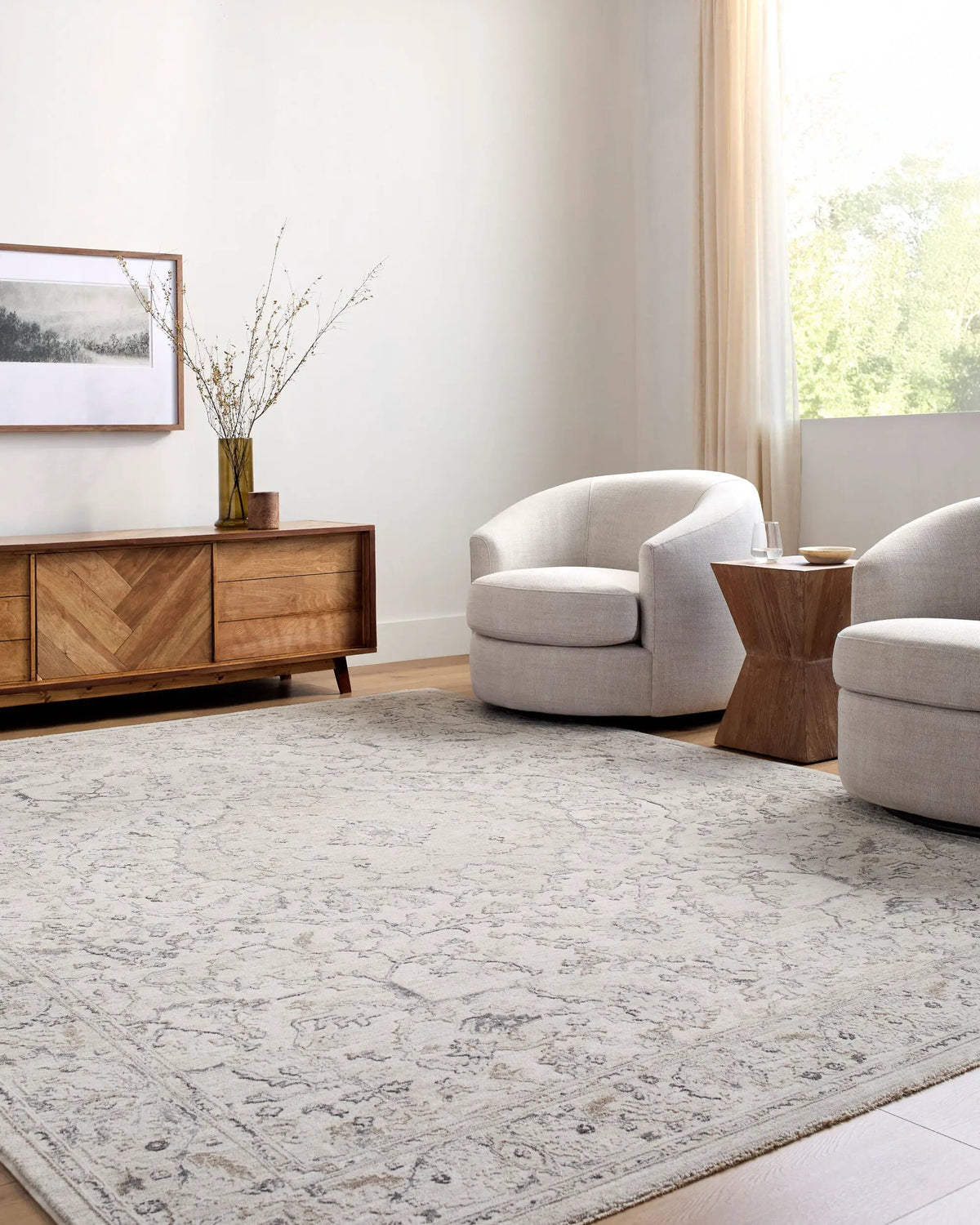 LIVABLISS Gakko GKK-2312 Charcoal Area Rug