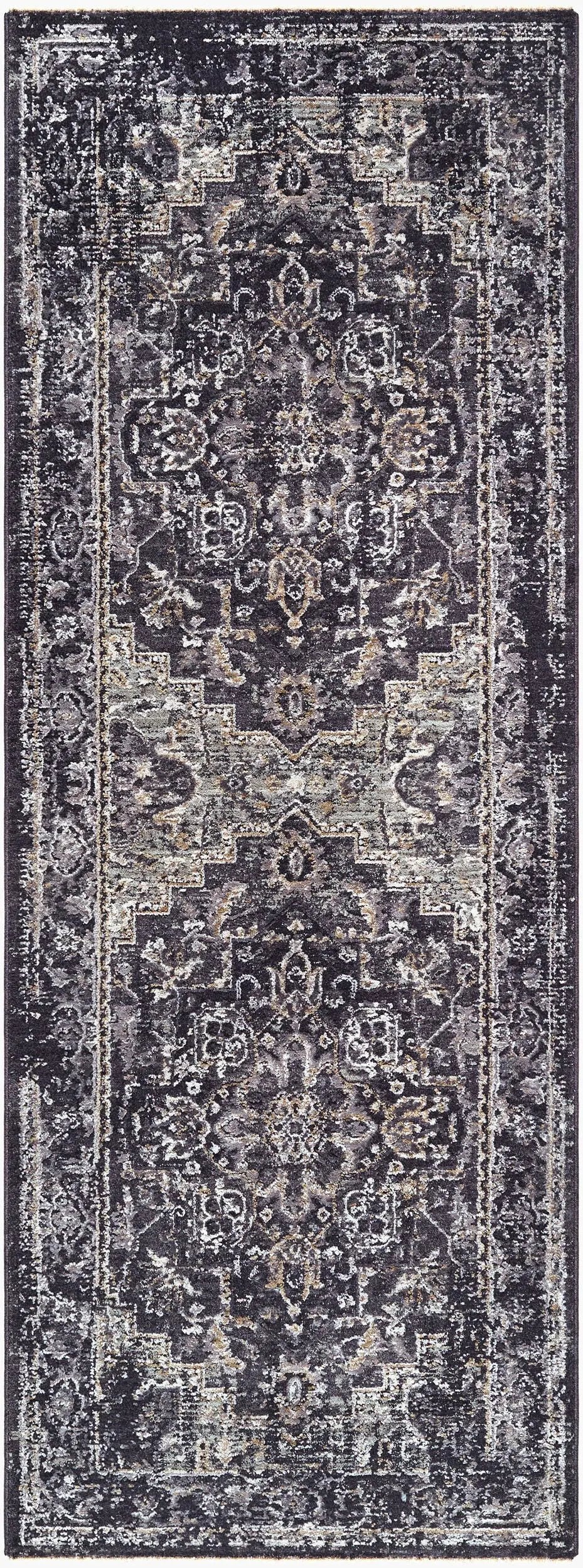 LIVABLISS Gakko GKK-2313 Black Area Rug