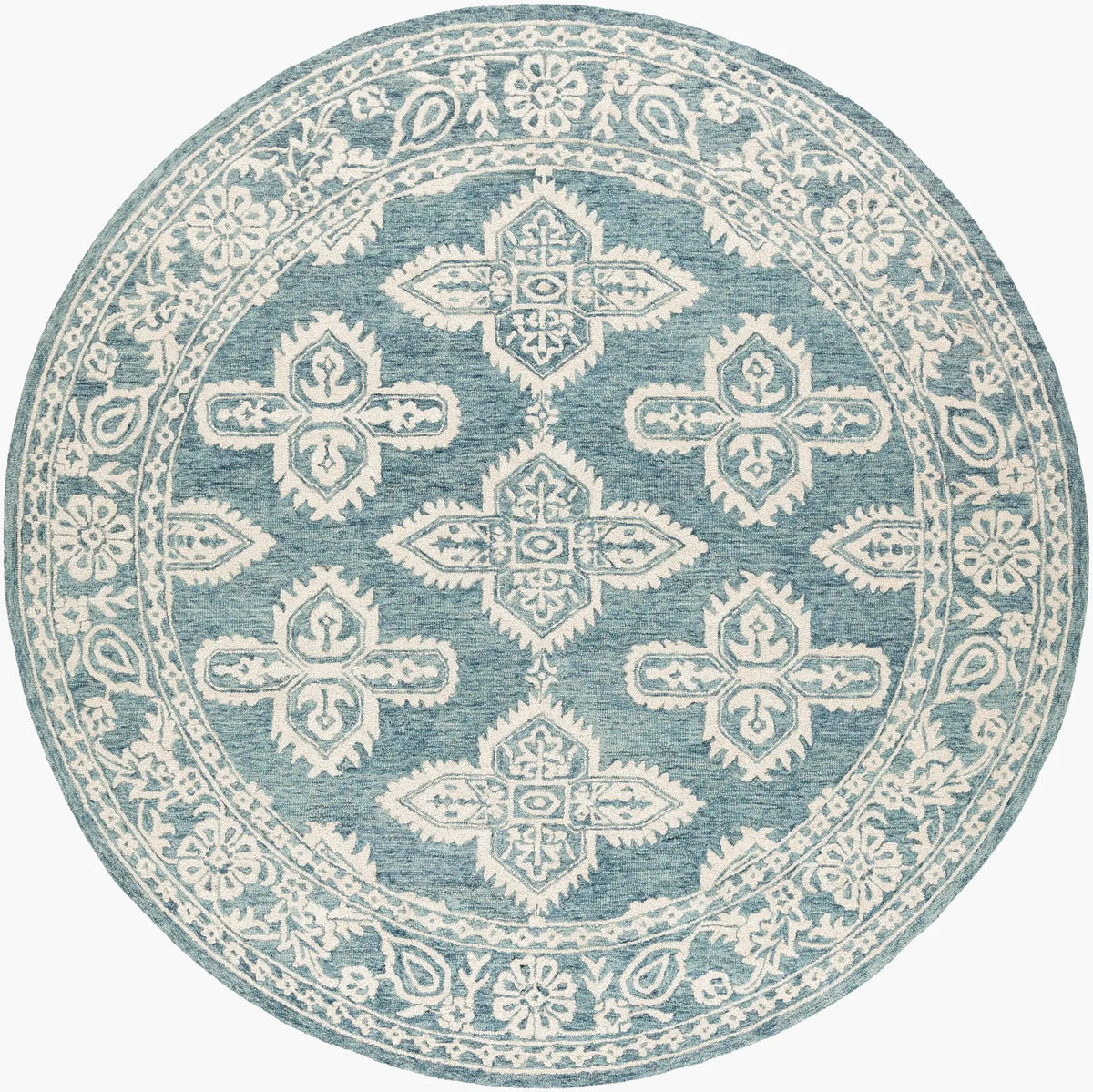 LIVABLISS Granada GND-2300 Ice-Blue Area Rug