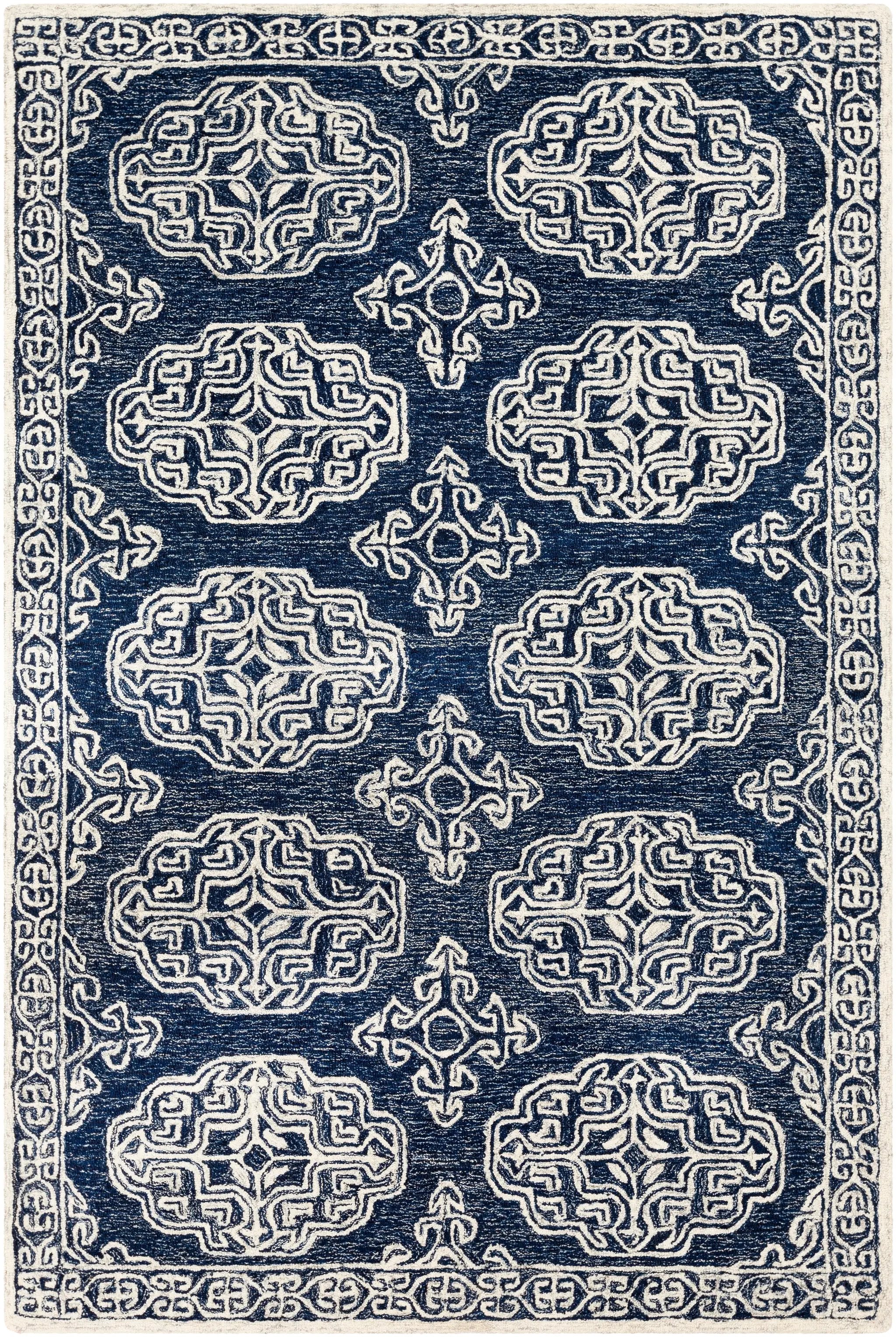 Granada GND-2308 Gray Area Rug by LIVABLISS