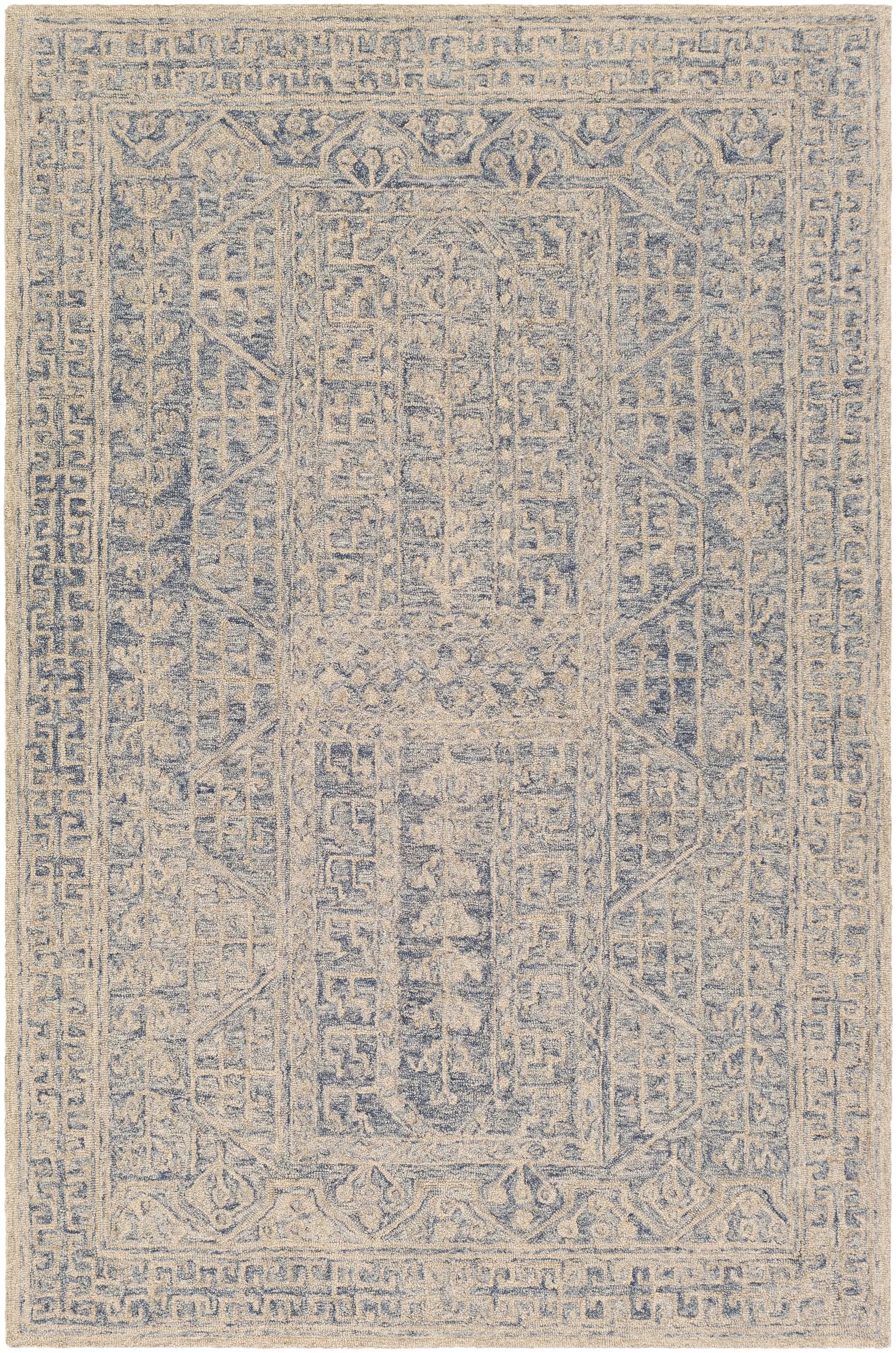 Granada GND-2318 Navy Area Rug by LIVABLISS