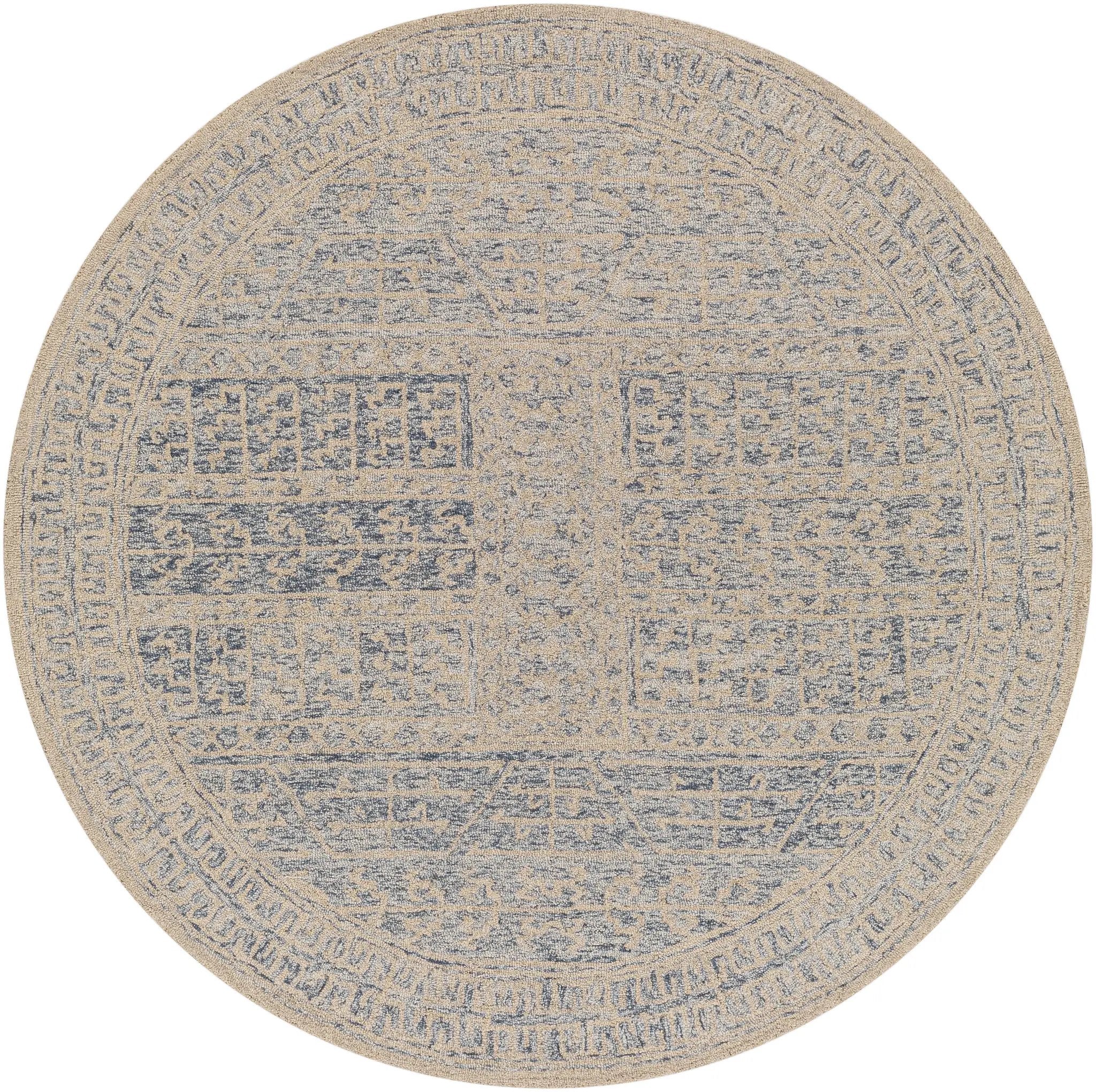 Granada GND-2318 Navy Area Rug by LIVABLISS