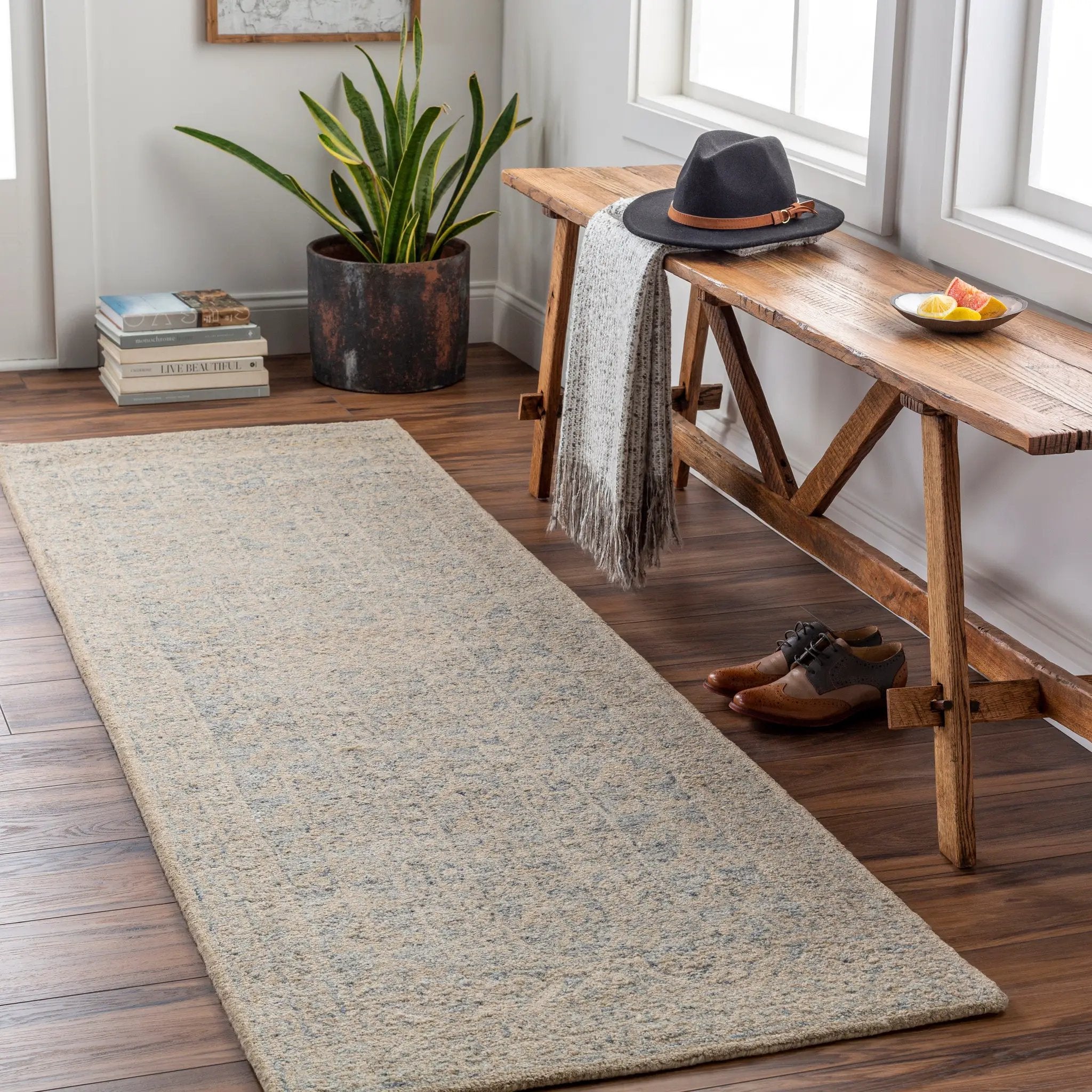 Granada GND-2318 Navy Area Rug by LIVABLISS