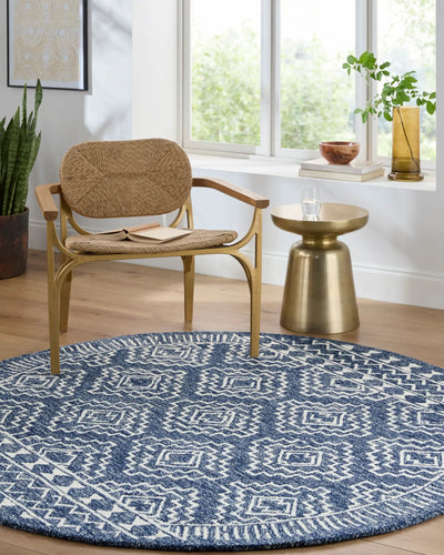 LIVABLISS Granada GND-2322 Navy Area Rug