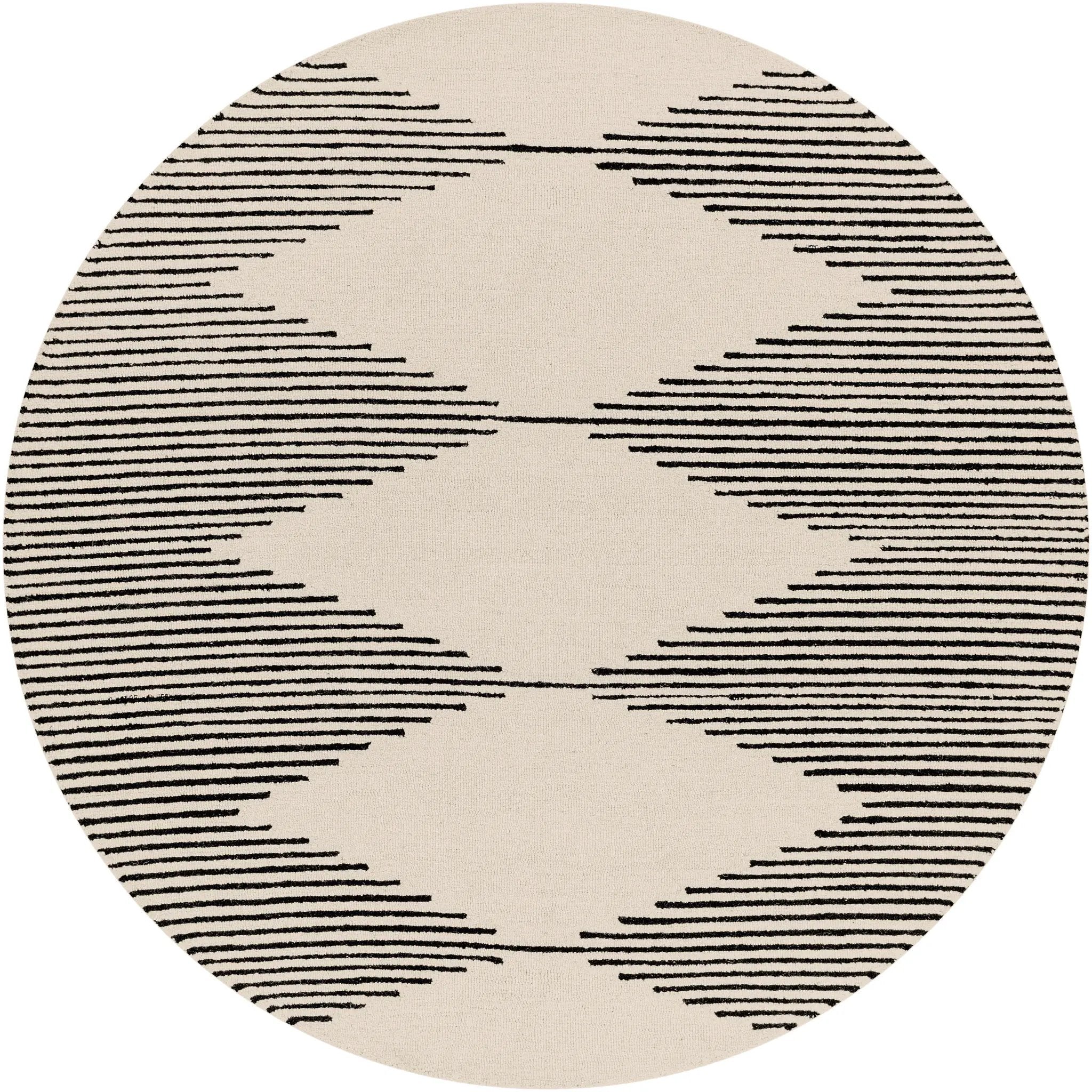 Granada GND-2331 Black Area Rug by LIVABLISS