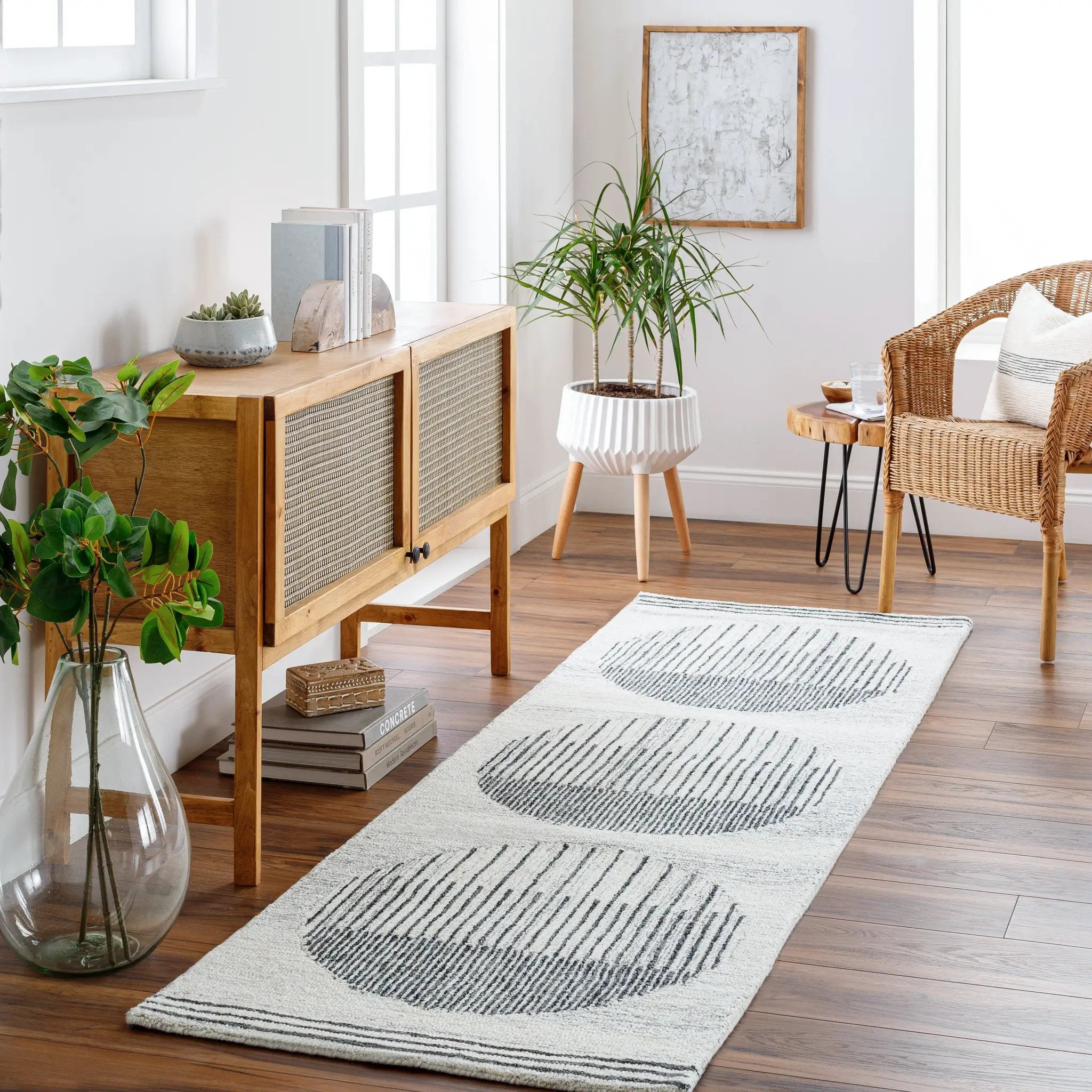Granada GND-2334 Light-Beige Area Rug by LIVABLISS