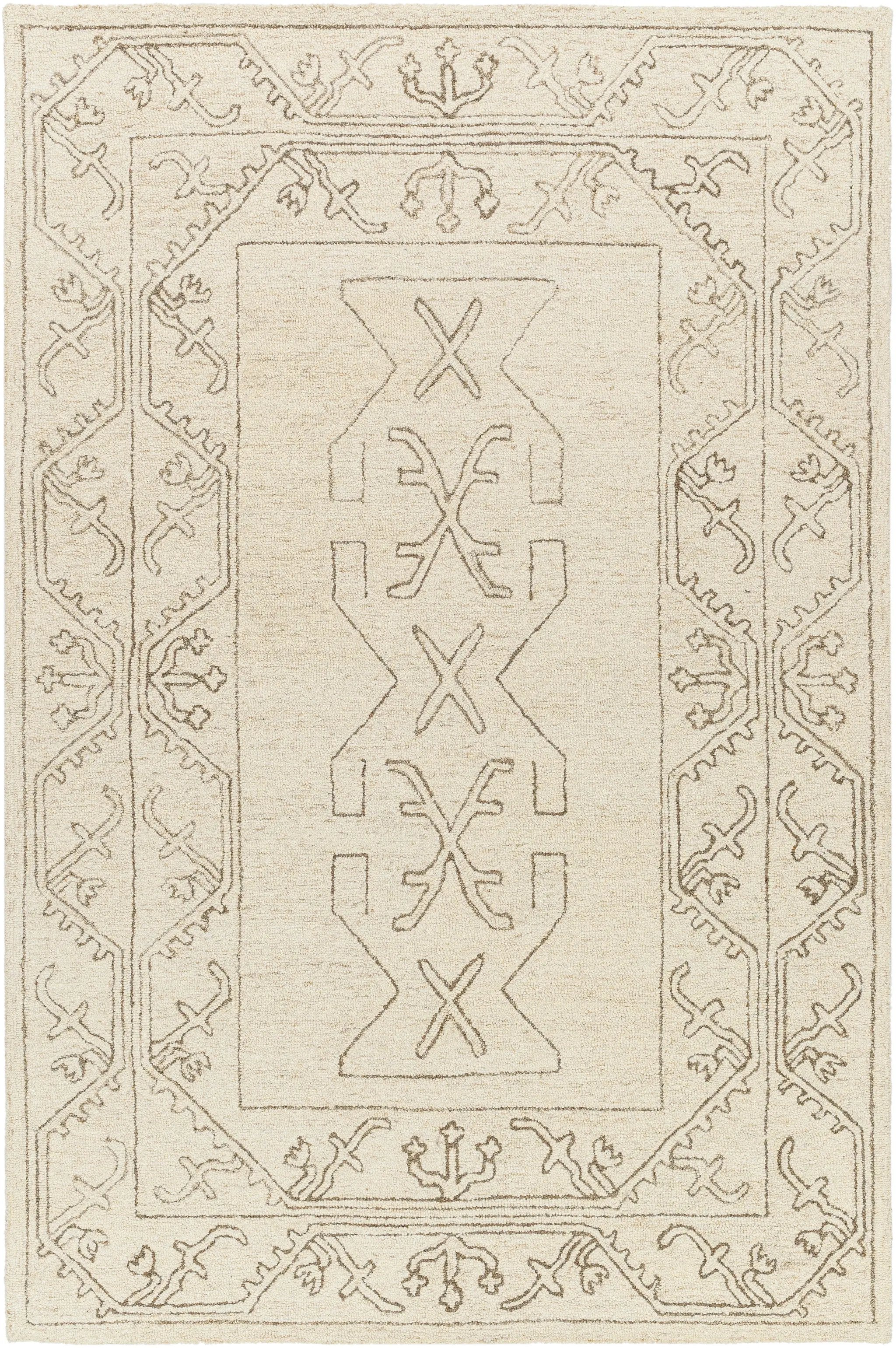 Granada GND-2355 Ivory Area Rug by LIVABLISS