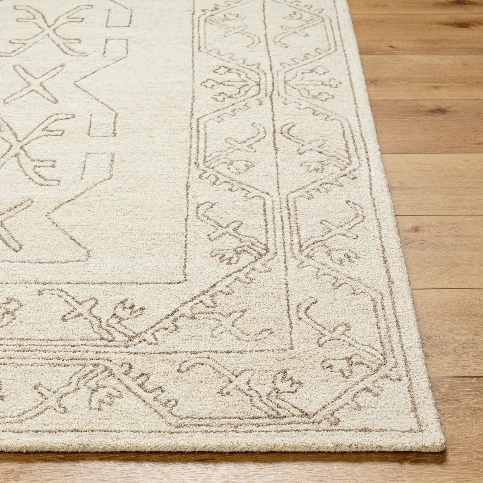 Granada GND-2355 Ivory Area Rug by LIVABLISS