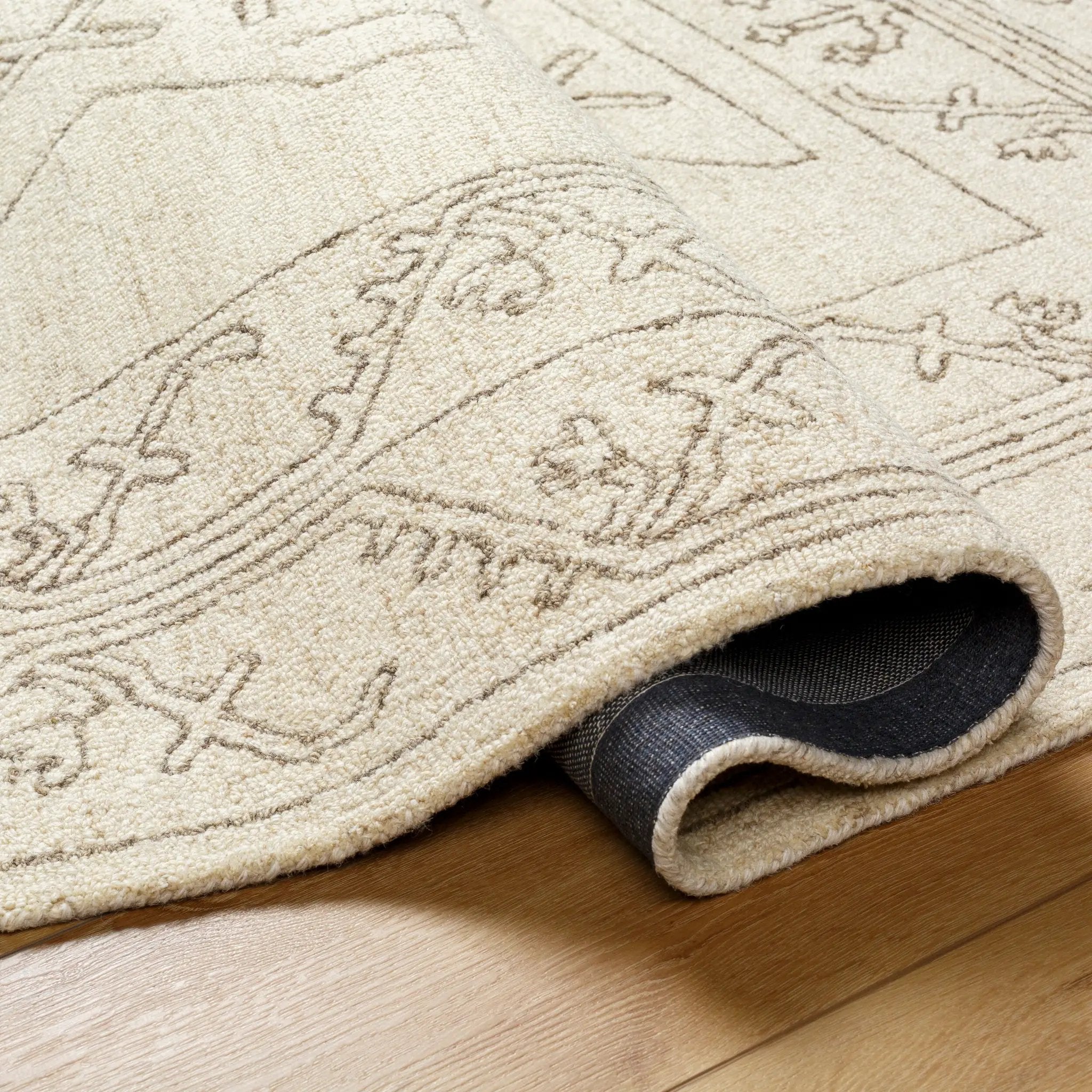 Granada GND-2355 Ivory Area Rug by LIVABLISS