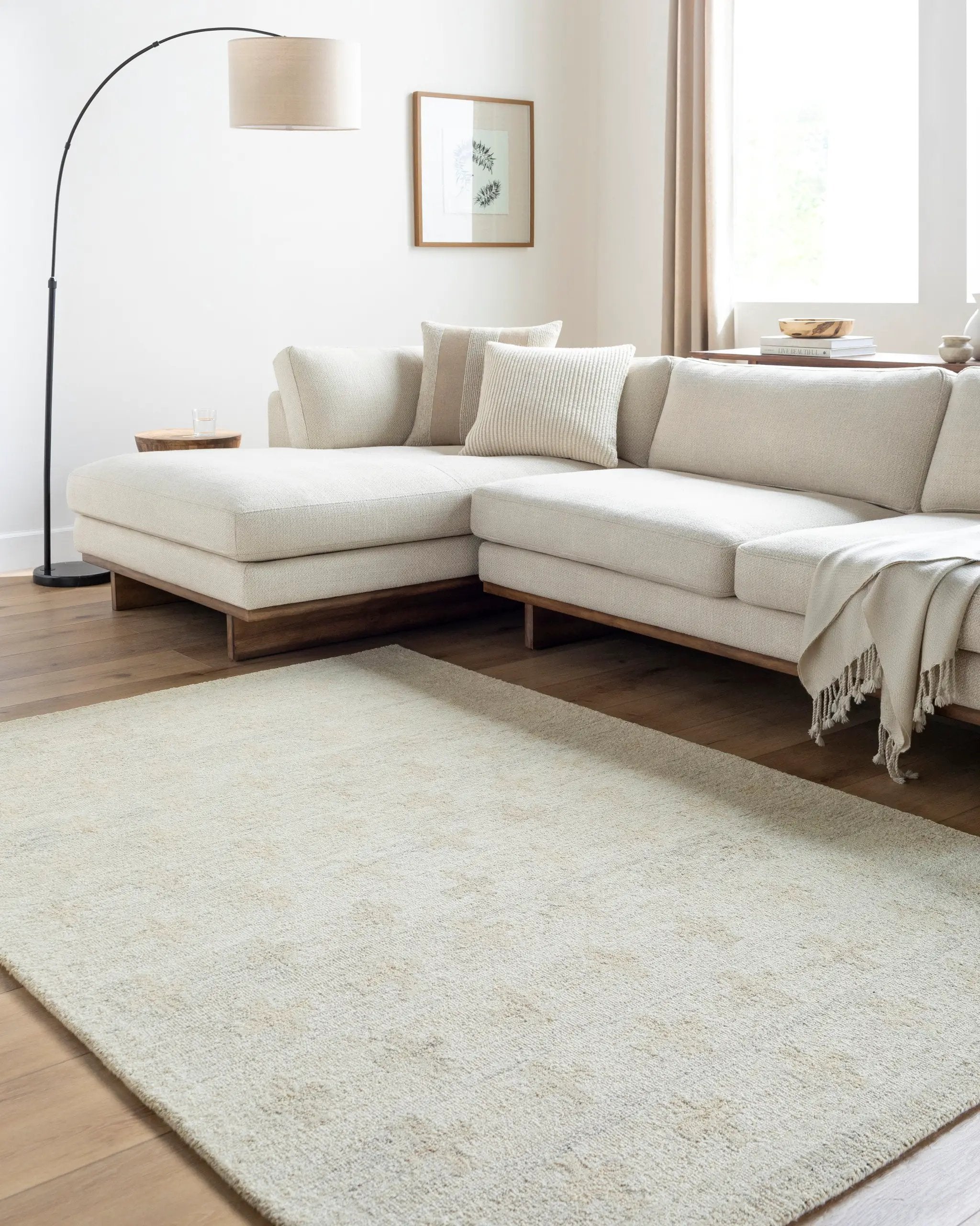 Granada GND-2370 Wheat Area Rug by LIVABLISS