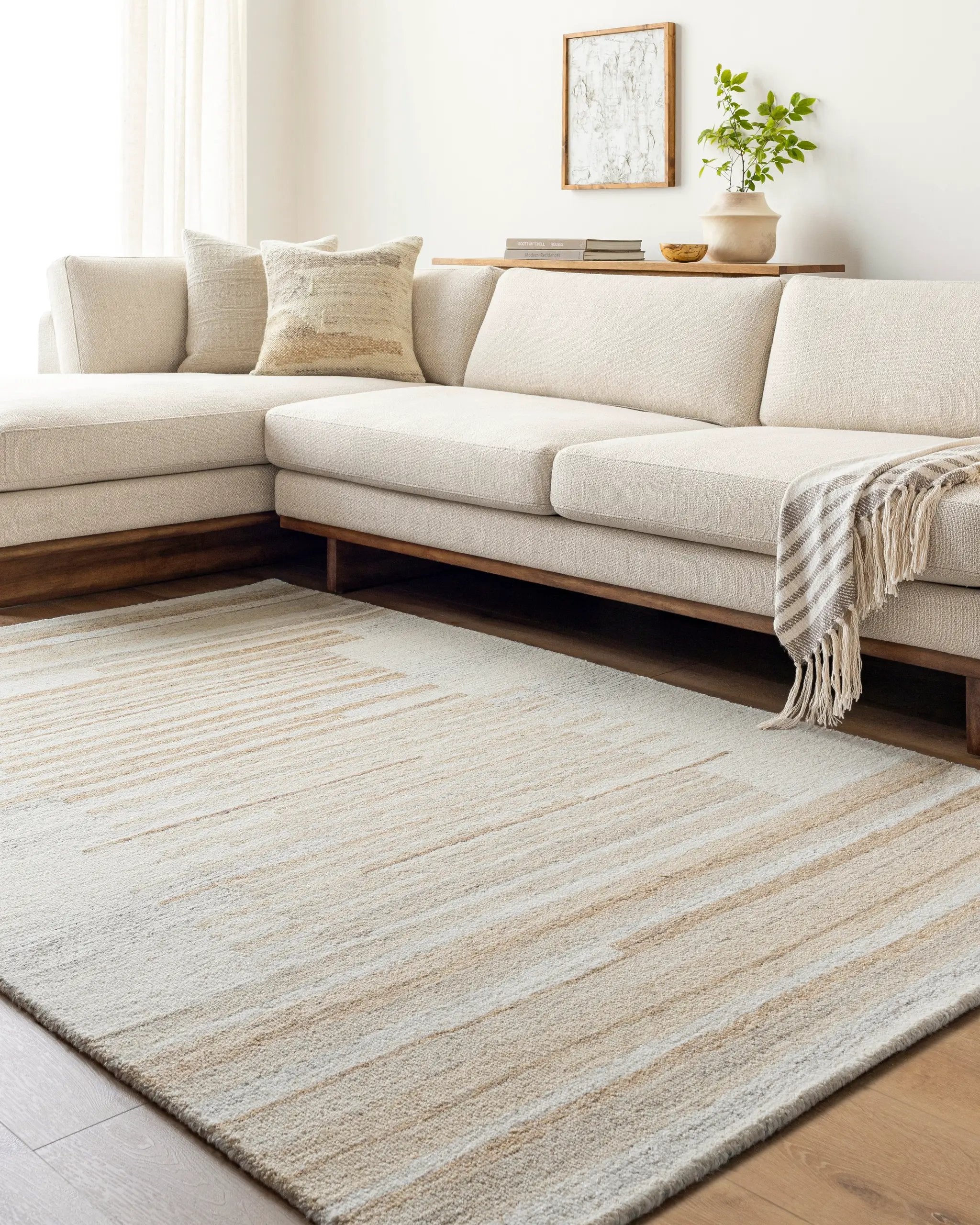 Granada GND-2371 Ivory Area Rug by LIVABLISS
