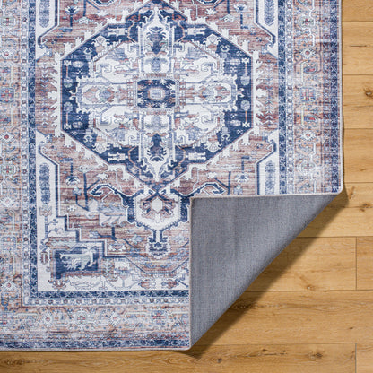 Surya Georgina GOR-2301 Cream Machine Washable Area Rug by LIVABLISS