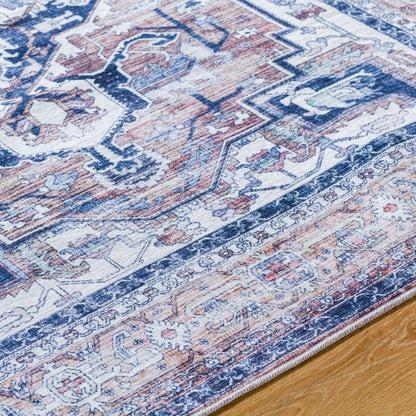 Surya Georgina GOR-2301 Cream Machine Washable Area Rug by LIVABLISS