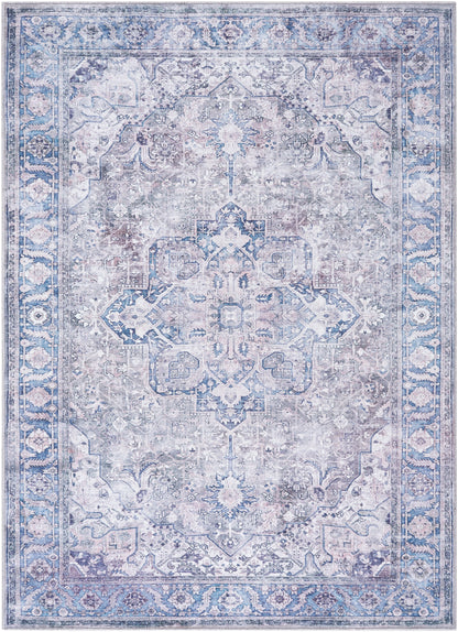 Surya Georgina GOR-2303 Cream Machine Washable Area Rug by LIVABLISS