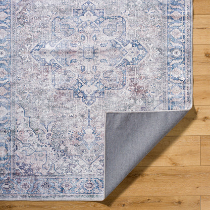 Surya Georgina GOR-2303 Cream Machine Washable Area Rug by LIVABLISS