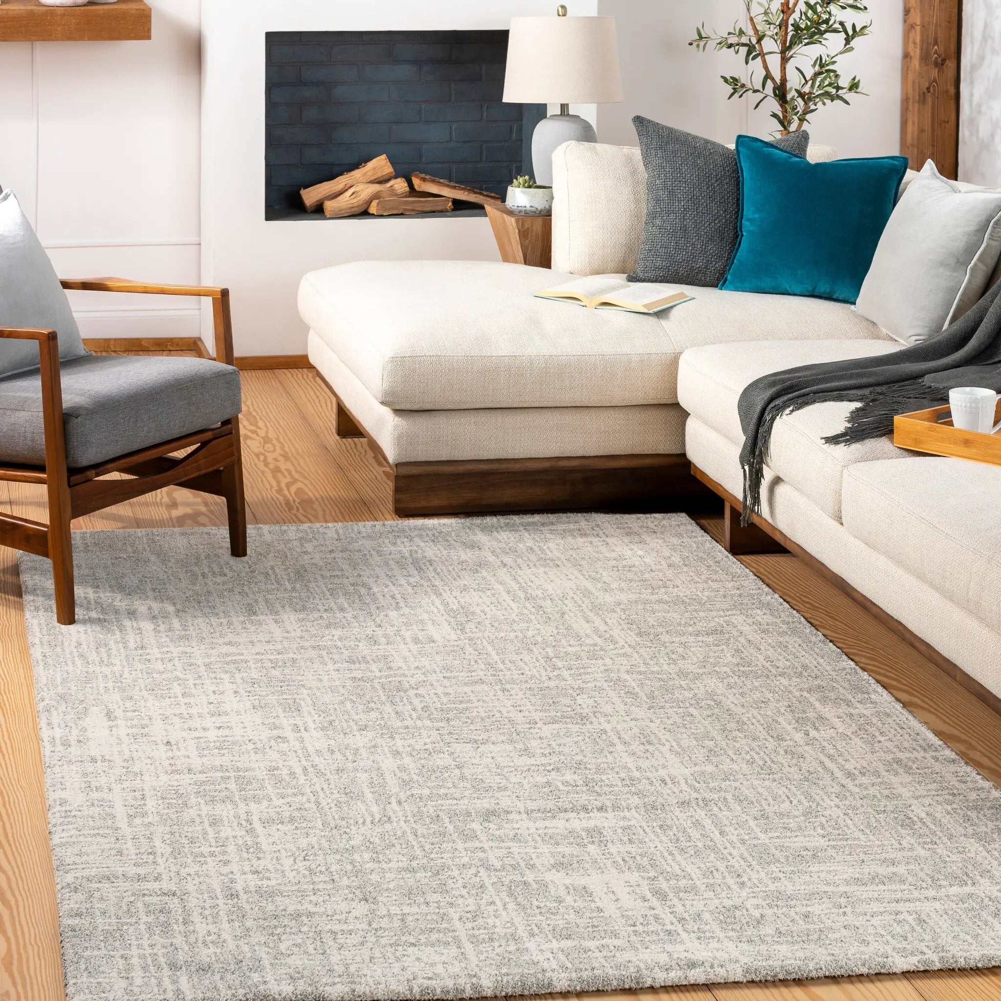 Gavic GVC-2308 Cream Area Rug by LIVABLISS