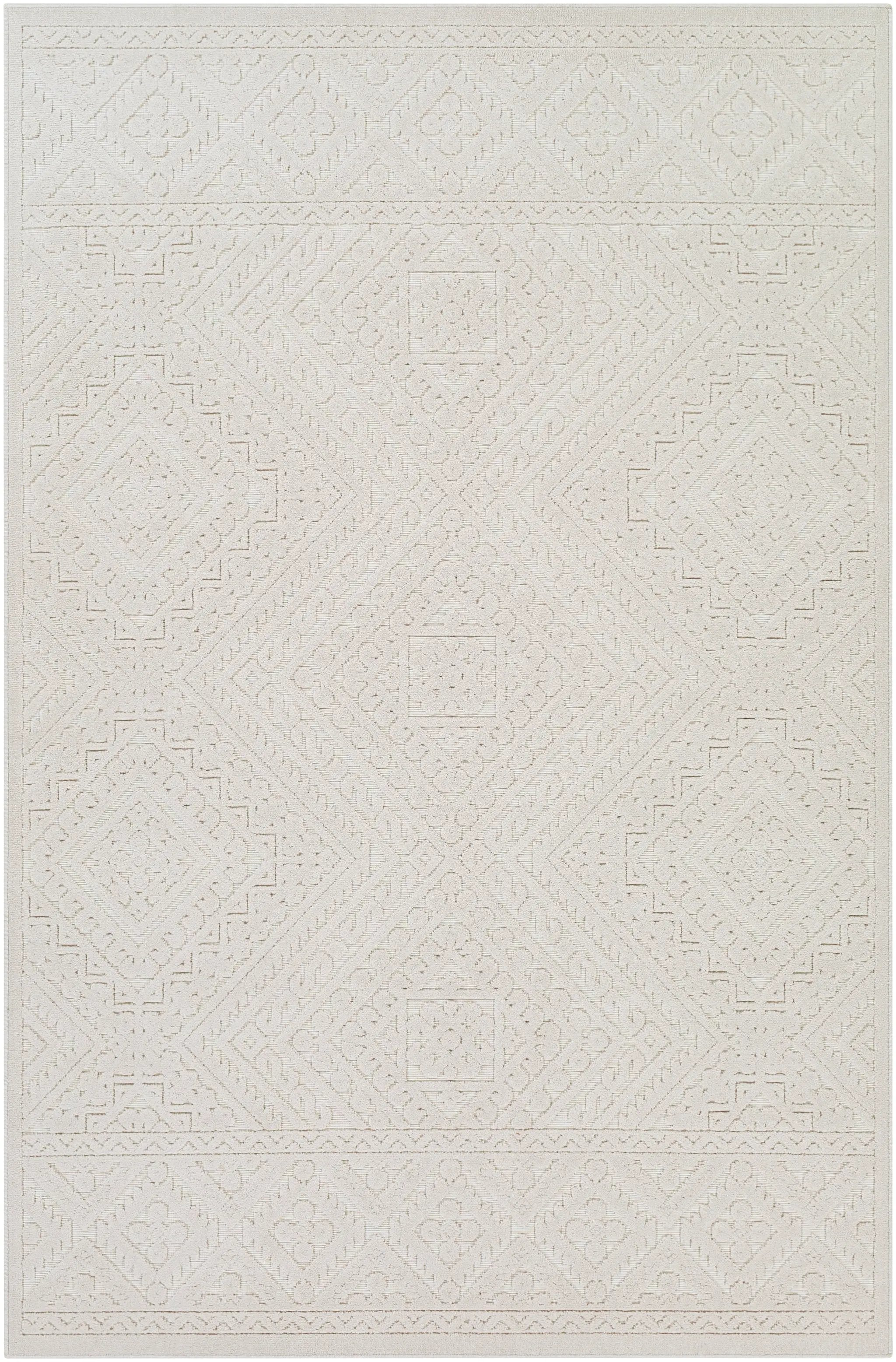 Greenwich GWC-2304 Beige Area Rug by LIVABLISS