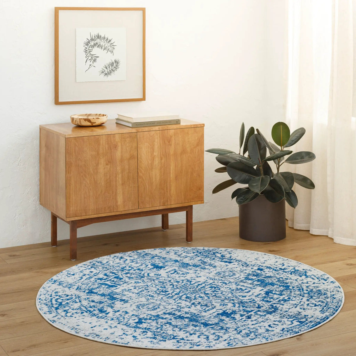 LIVABLISS Harput HAP-1021 Blue Area Rug