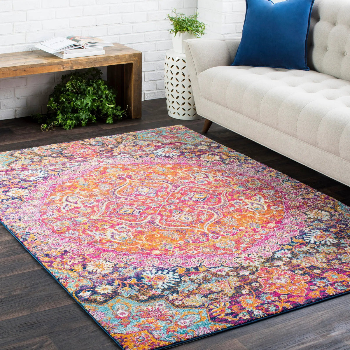 LIVABLISS Harput HAP-1044 Purple Area Rug