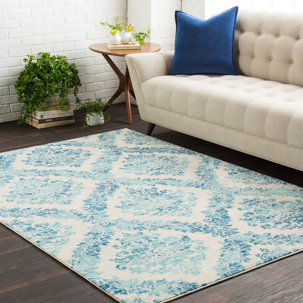 LIVABLISS Harput HAP-1055 Blue Area Rug