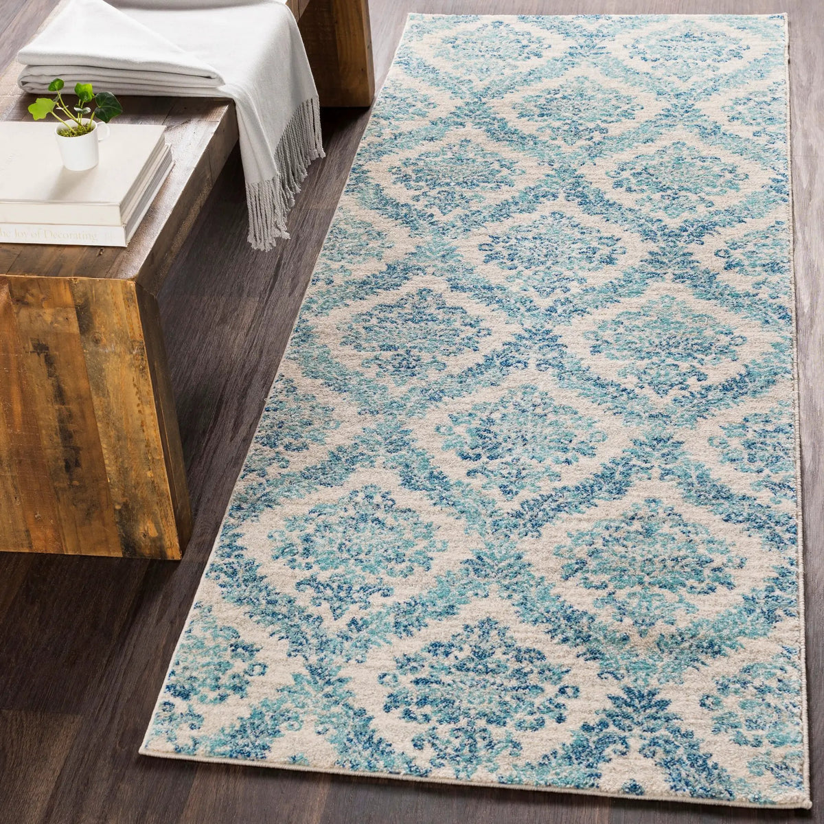 LIVABLISS Harput HAP-1055 Blue Area Rug