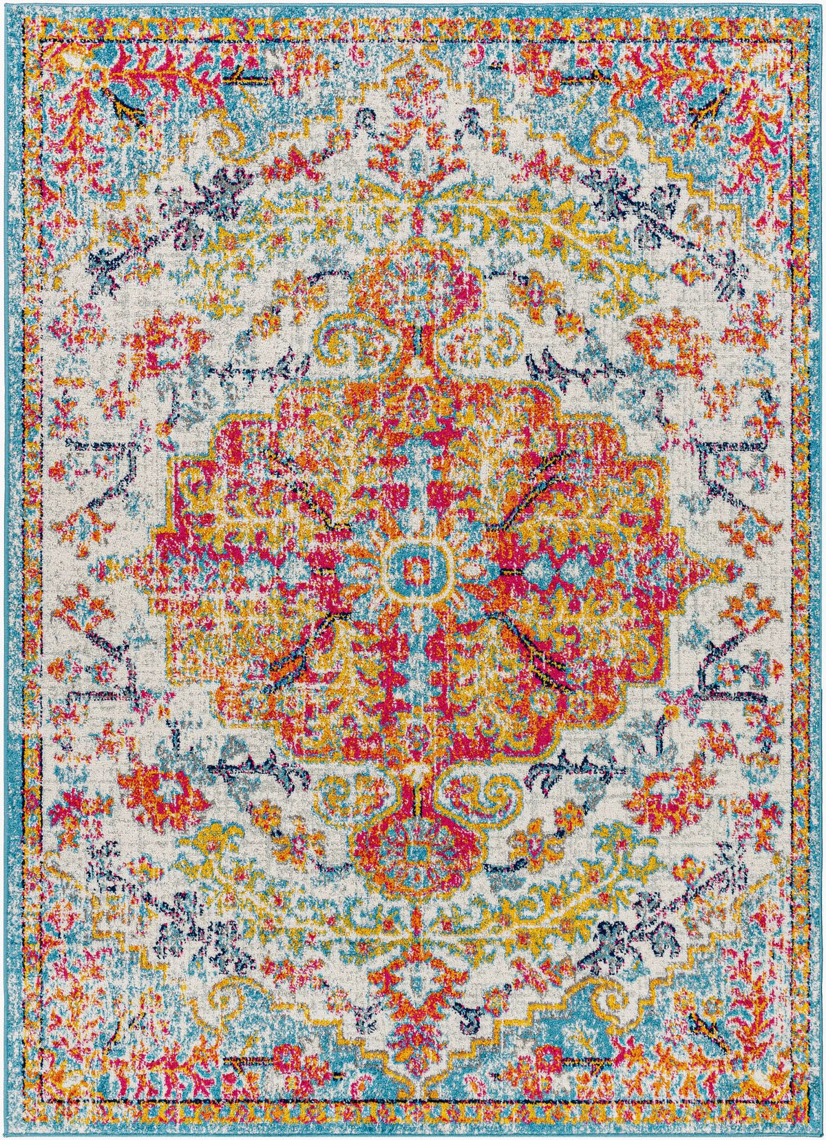 LIVABLISS Harput HAP-1067 Blue Area Rug